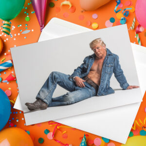 Great Jeans Trump - Birthday Card