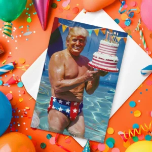 Speedo Trump Birthday Card