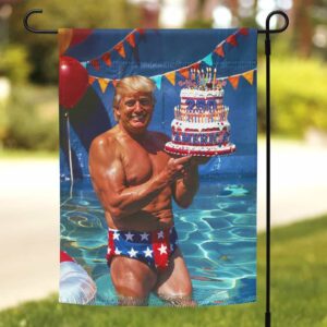 America 250th - Speedo Trump Garden Flag