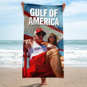 Gulf of America - Trump Lifeguard Beach Towel